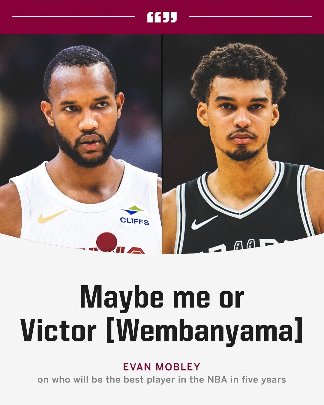  未來5年NBA最好的球員會是誰？莫布里：可能是我或者文班亞馬