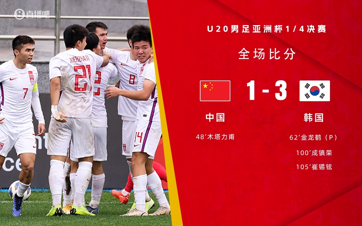  復(fù)仇！U22國足絕殺復(fù)仇韓國，2年前U20亞洲杯加時(shí)憾負(fù)無緣世青賽