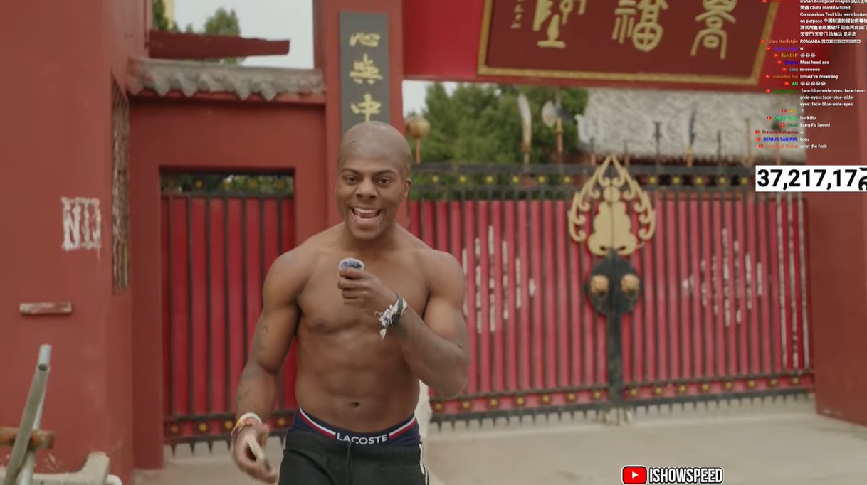  光頭造型！Speed中國行來到鄭州少林寺，上香拜佛學(xué)功夫