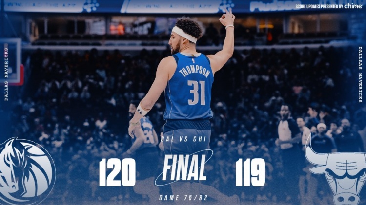  險勝公牛！獨行俠官方曬贏球海報 克萊成為封面人物