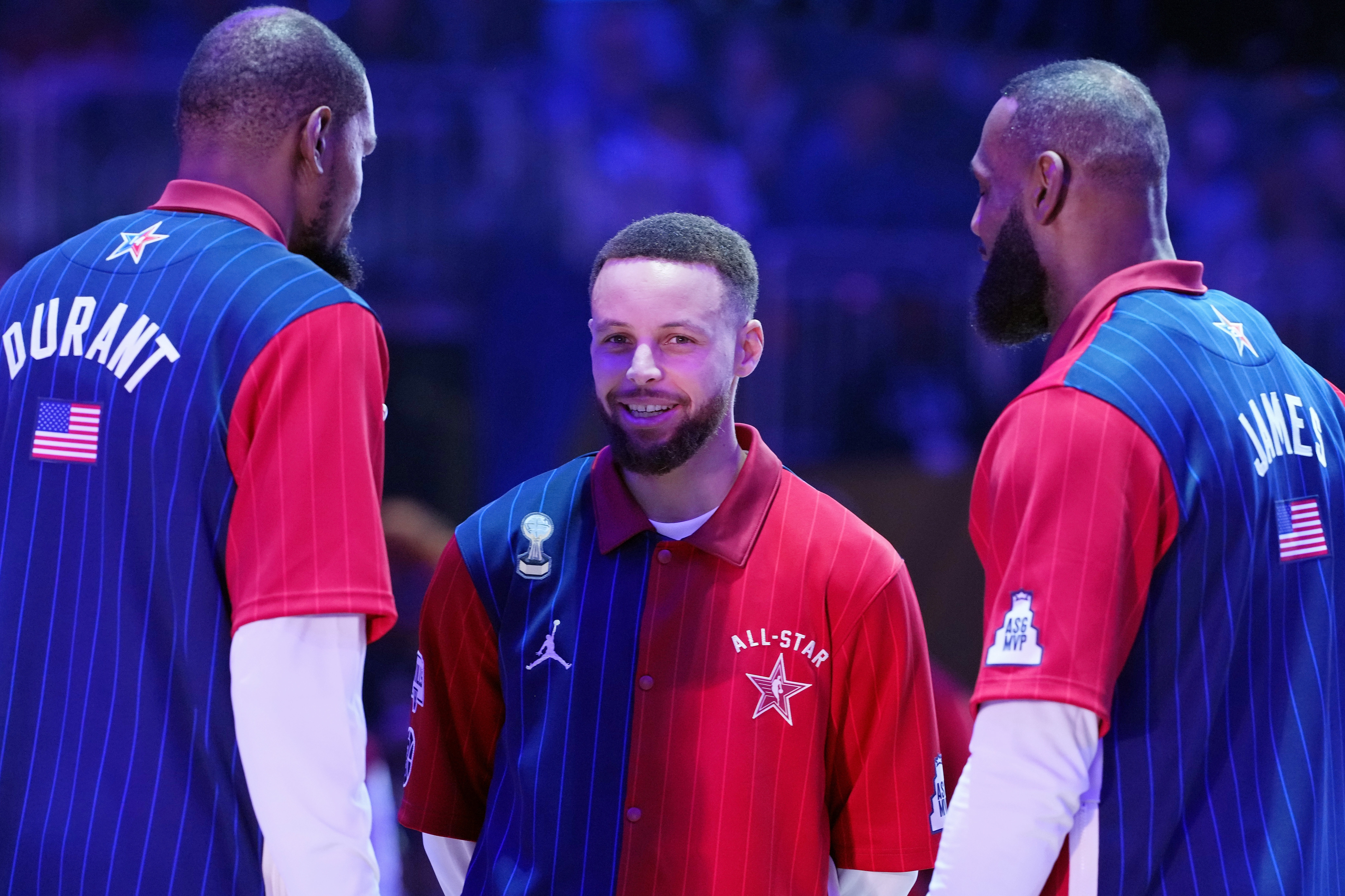  美國隊(duì)！NBA全明星正賽選人：詹杜庫眉+哈登+綠軍雙探花同隊(duì)