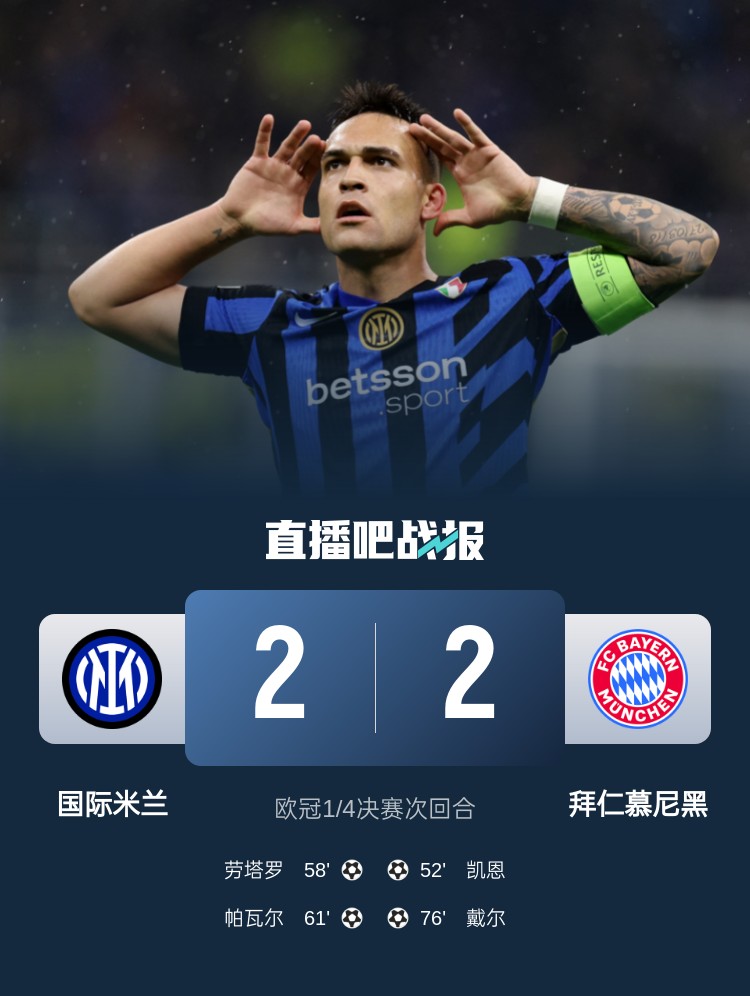  黑色3分鐘！拜仁3分鐘丟2球遭國(guó)米淘汰 去年3分鐘丟2球遭皇馬絕殺